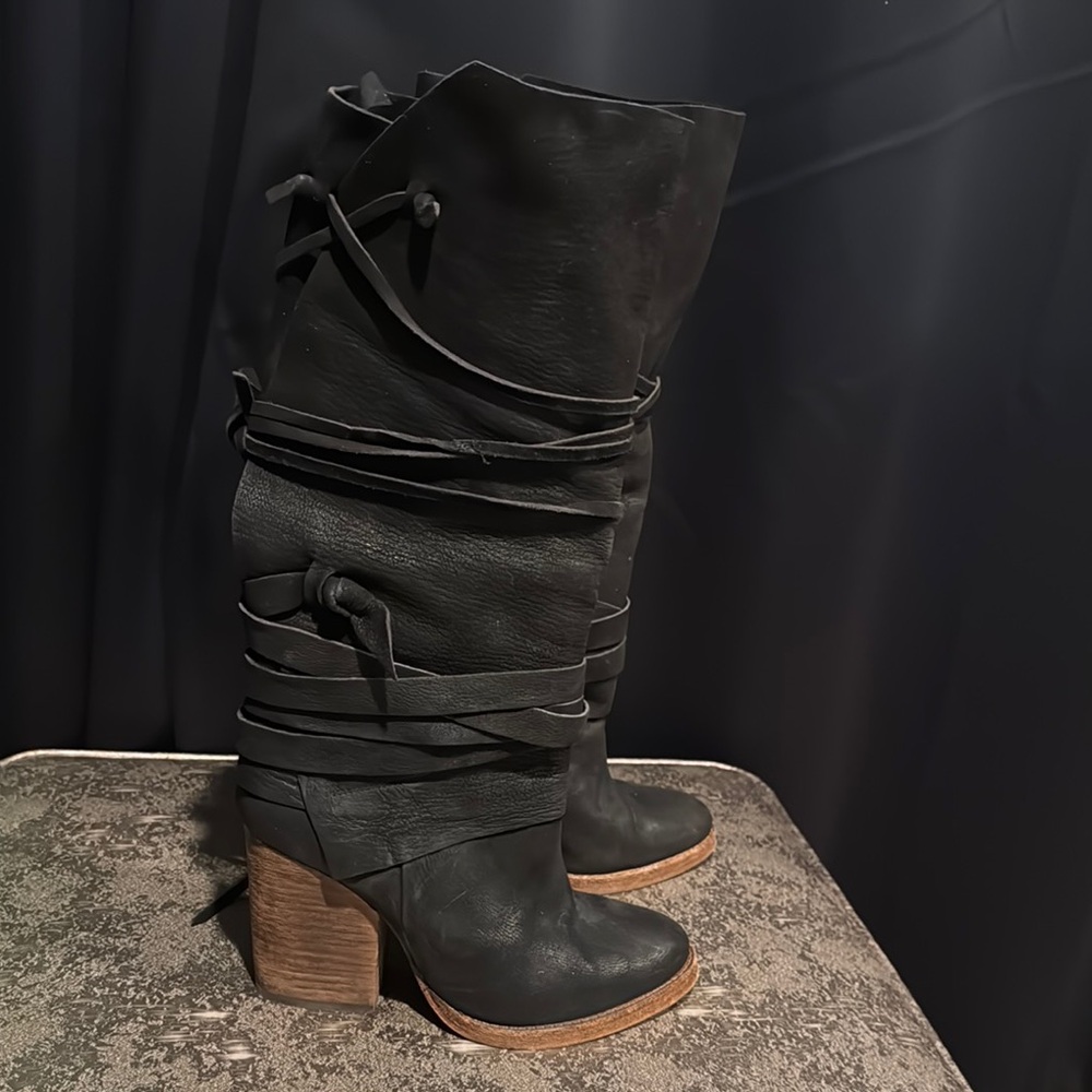 STILL AVAILABLE- Black Leather Women's Boots